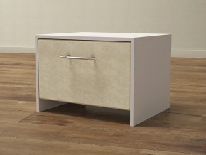 PROxSON Тумба Varna (ЛДСП Белая+ткань Белый/Savana Milk (молочный)) 51x40 в Казани - kazan.mebel24.online | фото