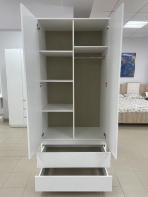 Шкаф 2-ств. с 2 ящиками "Бьянко" в Казани - kazan.mebel24.online | фото 2