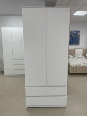 Шкаф 2-ств. с 2 ящиками "Бьянко" в Казани - kazan.mebel24.online | фото 3