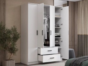 Шкаф 4-х створчатый Титан (белый) в Казани - kazan.mebel24.online | фото 4