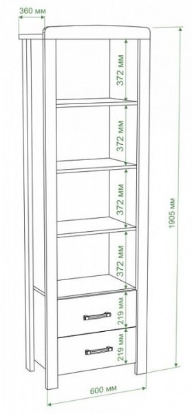 Шкаф для белья Бартоло ВТД-ГФ в Казани - kazan.mebel24.online | фото 2