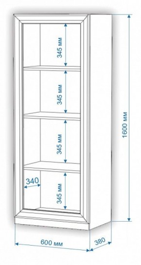 Шкаф для белья Нобиле ВтН-ФГД в Казани - kazan.mebel24.online | фото 2