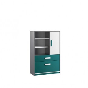 Шкаф книжный Кэнди КШ-2 Океан в Казани - kazan.mebel24.online | фото