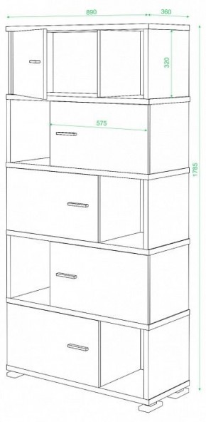 Шкаф комбинированный Домино СБ-30/5 в Казани - kazan.mebel24.online | фото 3