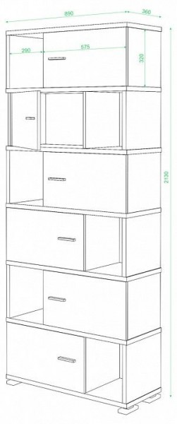 Шкаф комбинированный Домино СБ-30/6 в Казани - kazan.mebel24.online | фото 2