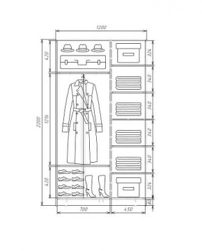 Шкаф-купе ХИТ 22-4-12-11 (420) в Казани - kazan.mebel24.online | фото 5