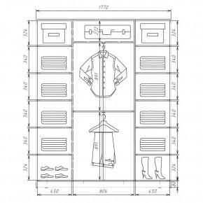 Шкаф-купе ХИТ 22-4-20/2-656 (420) в Казани - kazan.mebel24.online | фото 2