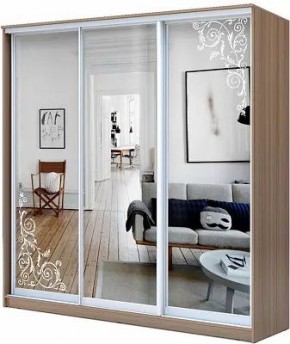 Шкаф-купе ХИТ 23-20/2-656 ОРНАМЕНТ в Казани - kazan.mebel24.online | фото