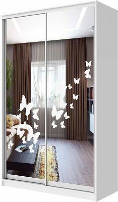 Шкаф-купе ХИТ 24-4-17-66 БАБОЧКИ в Казани - kazan.mebel24.online | фото