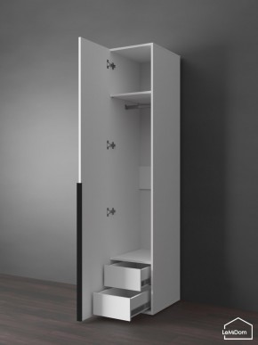 Шкаф Linnea MHR-1-3 2050х400х510 (Белый-М 11.1.1) в Казани - kazan.mebel24.online | фото 7