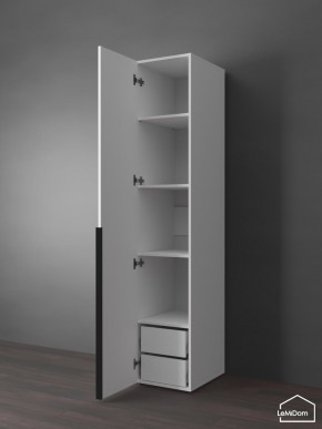 Шкаф Linnea MHR-1-4 2050х400х510 (Белый-М 11.1.1) в Казани - kazan.mebel24.online | фото 5