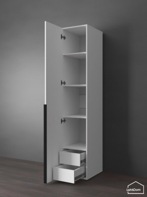 Шкаф Linnea MHR-1-4 2050х400х510 (Белый-М 11.1.1) в Казани - kazan.mebel24.online | фото 6