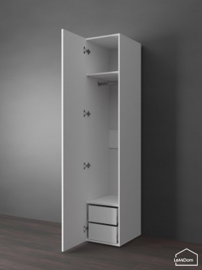 Шкаф Linnea MHR-1PO-3 2050х400х510 (Белый-М 11.1.1) в Казани - kazan.mebel24.online | фото 4