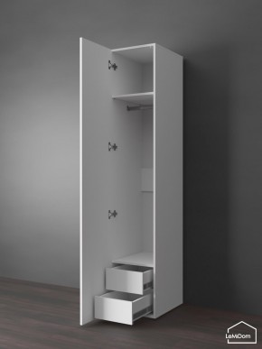 Шкаф Linnea MHR-1PO-3 2050х400х510 (Белый-М 11.1.1) в Казани - kazan.mebel24.online | фото 5