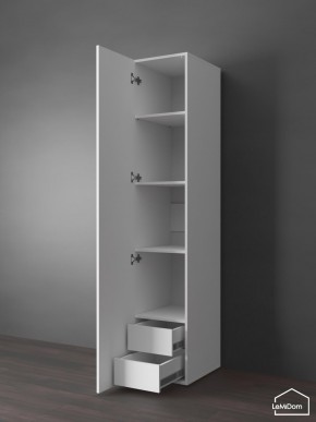 Шкаф Linnea MHR-1PO-4 2050х400х510 (Белый-М 11.1.1) в Казани - kazan.mebel24.online | фото 4