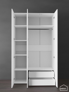 Шкаф Linnea MHR-3PO-2 2050х1200х510 (Белый-М 11.1.1) в Казани - kazan.mebel24.online | фото 5