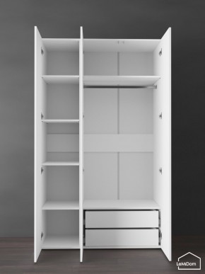 Шкаф Linnea MHR-3PO-2 2050х1200х510 (Белый-М 11.1.1) в Казани - kazan.mebel24.online | фото 6