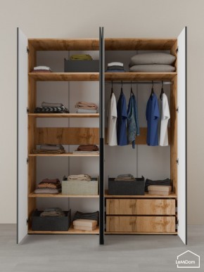 Шкаф Linnea MHR-4-2 2050х1600х510 (ДВ-М 11.1.25) в Казани - kazan.mebel24.online | фото 6