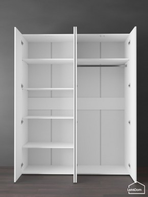 Шкаф Linnea MHR-4PO-1 2050х1600х510 (Белый-М 11.1.2) в Казани - kazan.mebel24.online | фото 4
