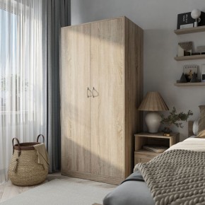 Шкаф ПЕГАС двухдверный, цвет Дуб Сонома в Казани - kazan.mebel24.online | фото 4