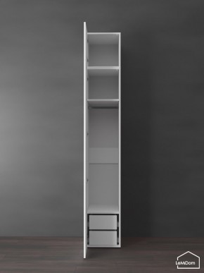 Шкаф с антресолью Linnea MHR-1POA-3 2450х400х510 (Белый-М 11.1.1) в Казани - kazan.mebel24.online | фото 5