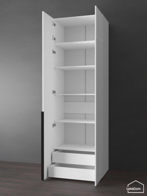 Шкаф с антресолью Linnea MHR-2A-4 2450х800х510 (Белый-М 11.1.1) в Казани - kazan.mebel24.online | фото 5