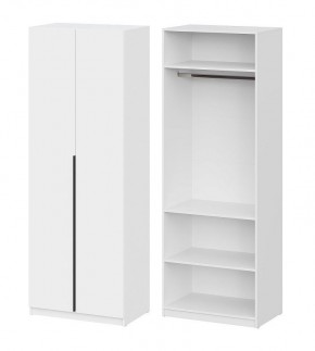 Шкаф ШК-5 + 2 полки (800) Белый текстурный в Казани - kazan.mebel24.online | фото