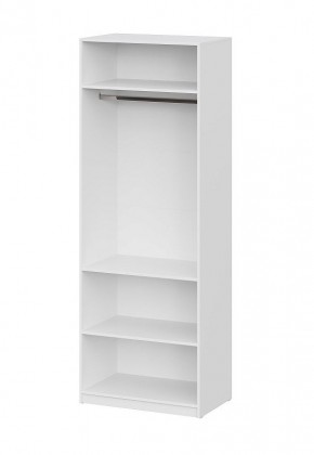 Шкаф ШК-5 + 2 полки (800) Белый текстурный в Казани - kazan.mebel24.online | фото 3