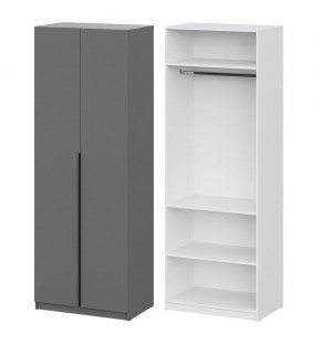 Шкаф ШК-5 + 2 полки (800) Графит серый в Казани - kazan.mebel24.online | фото
