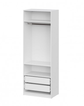 Шкаф ШК-5 + 2 полки + ящики (800) Белый текстурный в Казани - kazan.mebel24.online | фото 3