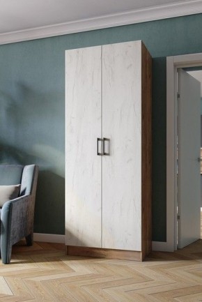 Шкаф Вегас 800 Дуб крафт табачный/Дуб крафт белый в Казани - kazan.mebel24.online | фото 1