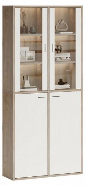 Шкаф-витрина Домино СУ(ш2в2)+2ФС+2ФГ в Казани - kazan.mebel24.online | фото 2