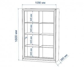 Шкаф-витрина Нобиле ШВтН ФСД-ФСД в Казани - kazan.mebel24.online | фото 2