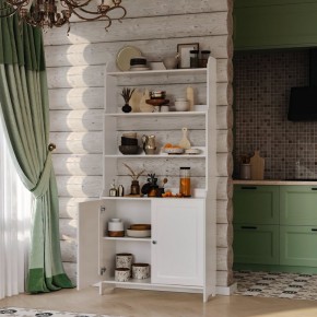 Стеллаж 20 Вествик, массив сосны, цвет белый в Казани - kazan.mebel24.online | фото 4