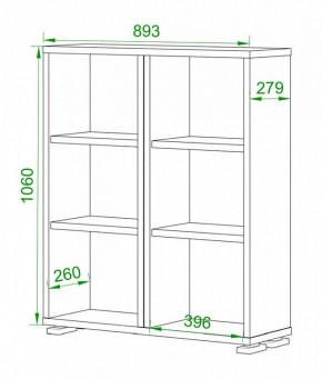 Стеллаж Домино нельсон ПУ-50-1 в Казани - kazan.mebel24.online | фото 2