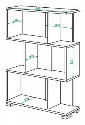 Стеллаж Домино нельсон СЛ-5-3 в Казани - kazan.mebel24.online | фото 2