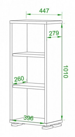 Стеллаж Домино ПУ-10-1 в Казани - kazan.mebel24.online | фото 2