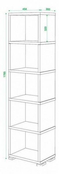 Стеллаж Домино СБ-15/5 в Казани - kazan.mebel24.online | фото 3
