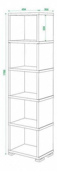 Стеллаж Домино СБ-15/5 в Казани - kazan.mebel24.online | фото 2
