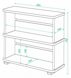 Стеллаж Домино СБ-25/2 в Казани - kazan.mebel24.online | фото 3
