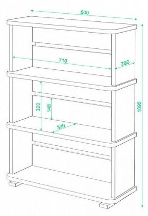 Стеллаж Домино СБ-25/3 в Казани - kazan.mebel24.online | фото 3