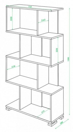Стеллаж Домино СЛ-5-4 в Казани - kazan.mebel24.online | фото 2