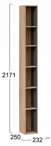 Стеллаж-колонка Порто ТД-393.07.25 в Казани - kazan.mebel24.online | фото 3