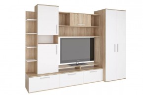 Стенка Денвер (СТЛ.151.01) Дуб сонома/Белый в Казани - kazan.mebel24.online | фото