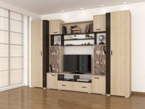 Стенка Оскар-18-1 дуб сонома-венге в Казани - kazan.mebel24.online | фото