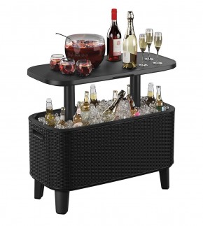 Стол Беви Бар (Bevy Bar Large Cool Bar), графит в Казани - kazan.mebel24.online | фото 3