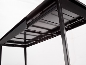 Стол CREMONA 140 HIGH GLOSS STATUARIO Белый мрамор глянцевый, керамика/ черный каркас, ®DISAUR в Казани - kazan.mebel24.online | фото 6