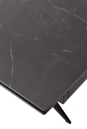 Стол FORIO 160 MATT BLACK MARBLE SOLID CERAMIC / BLACK, ®DISAUR в Казани - kazan.mebel24.online | фото 9