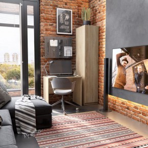 Стол КАСТОР письменный 80х50, цвет Дуб Сонома в Казани - kazan.mebel24.online | фото 3
