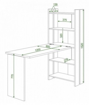 Стол компьютерный Домино Lite СТЛ-ОВ+С120Прям без тумбы в Казани - kazan.mebel24.online | фото 2
